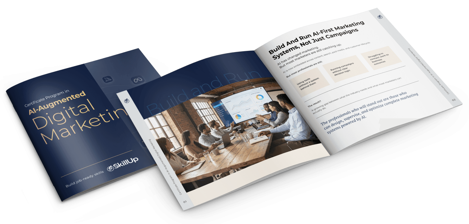 Certificate Program in AI Augmented Digital Marketing brochure